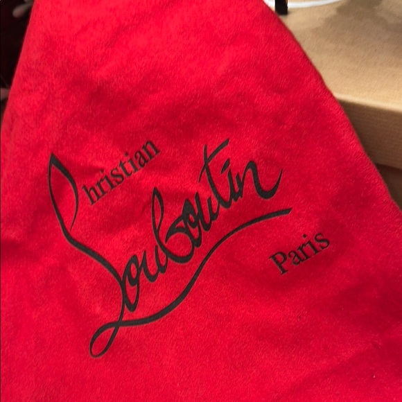 Christian Louboutin Black and Red Heels - Picture 7 of 9